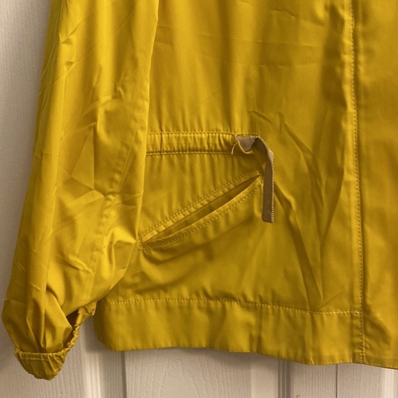 Piazza Sempione yellow classic rain jacket nautical Made in Italy size 42 - Picture 2 of 7